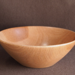 木製サラダボール・ひとり用（ナラ）no.5 1枚目の画像