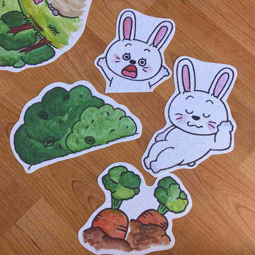 ハンドメイド　オーダー受付ページ　　♡マカロンうさぎ　パネル♡ 71ed4a8cf594cb5dd704b66f94d09c