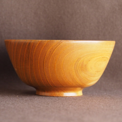木製 ご飯茶碗（ケヤキ）no.21 3枚目の画像