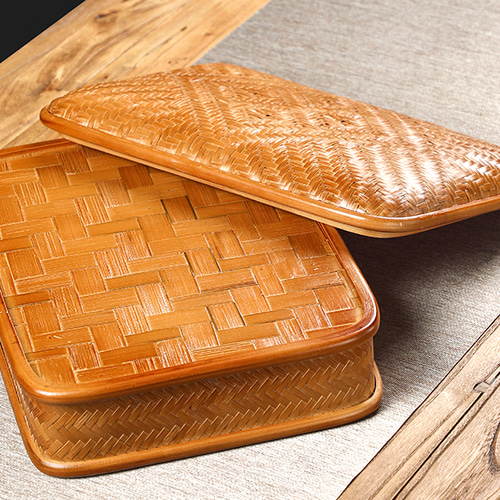 収納ボックス 茶道具セット 竹製品 茶道 竹細工 收納 竹工芸 小物入れ