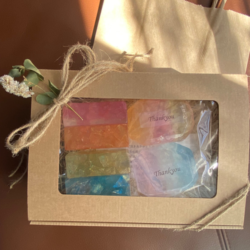 オーダー❣️宝石石鹸プチギフトgeminids