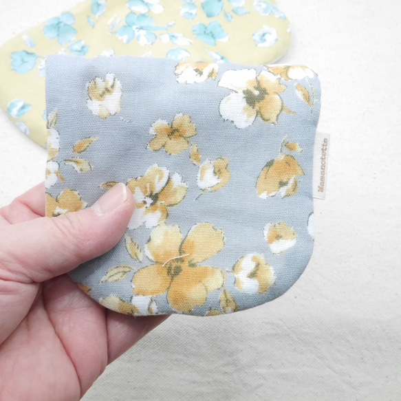 ふわもこハンカチ｜ツートーンフラワー-Two-Tone Flower-｜S・10×20cm｜ガーゼハンカチ｜ギフト 4枚目の画像