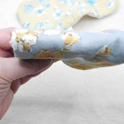 ふわもこハンカチ｜ツートーンフラワー-Two-Tone Flower-｜S・10×20cm｜ガーゼハンカチ｜ギフト 6枚目の画像