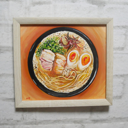 油絵 絵画 【博多ラーメン】 絵画 HR 通販 14710127｜Creema