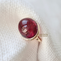 K10[berry風味のrubellite tourmaline]ring 1枚目の画像