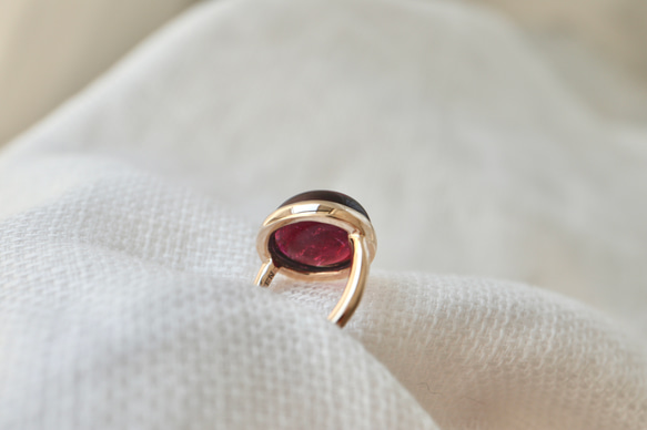 K10[berry風味のrubellite tourmaline]ring 7枚目の画像