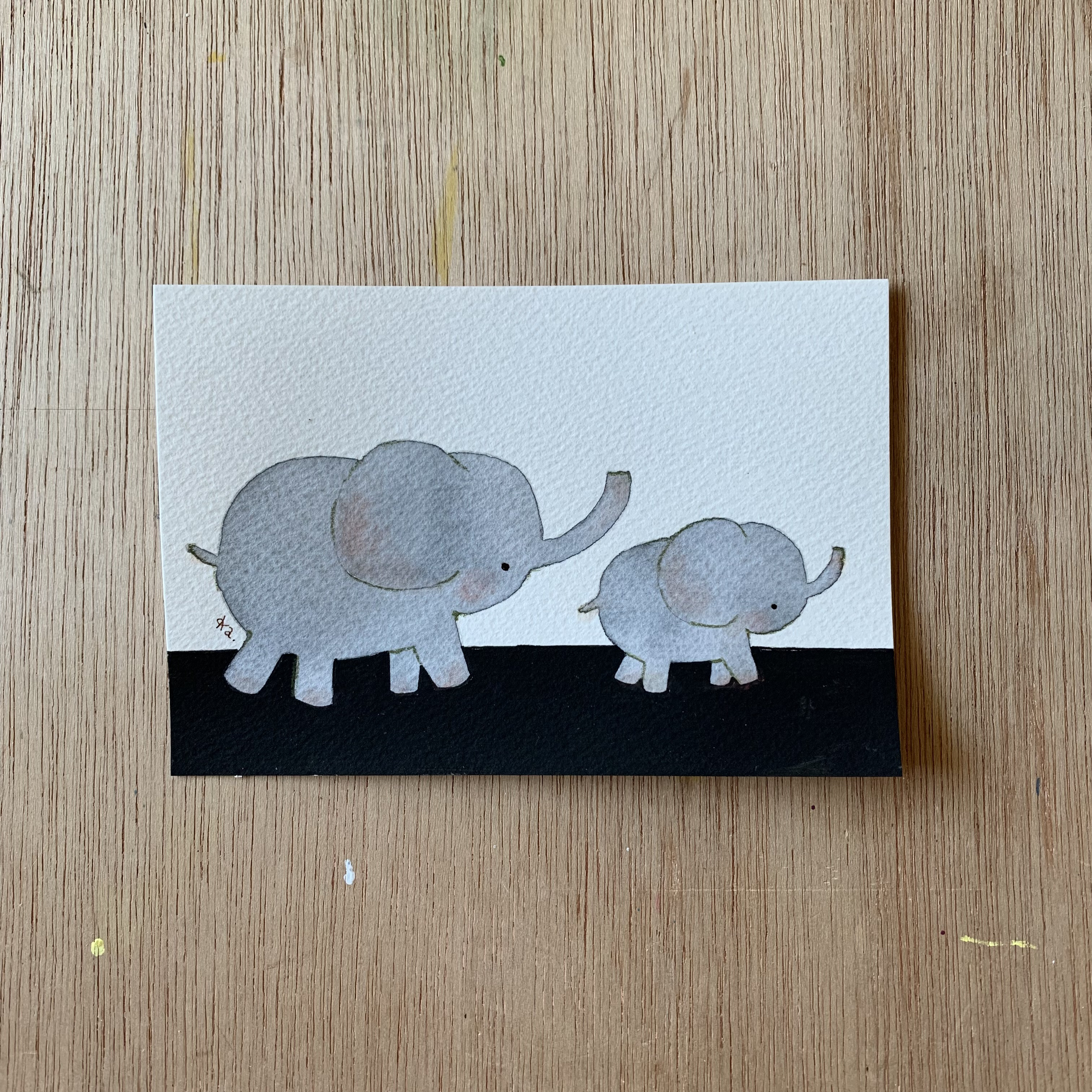 「前進前進」原画　送料無料 13,320円