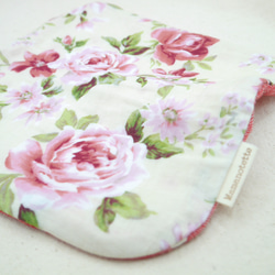 ふわもこハンカチ｜薔薇-Rose Garden-｜L・20×20cm｜ガーゼハンカチ｜ハンドタオル｜ギフト｜花柄 7枚目の画像