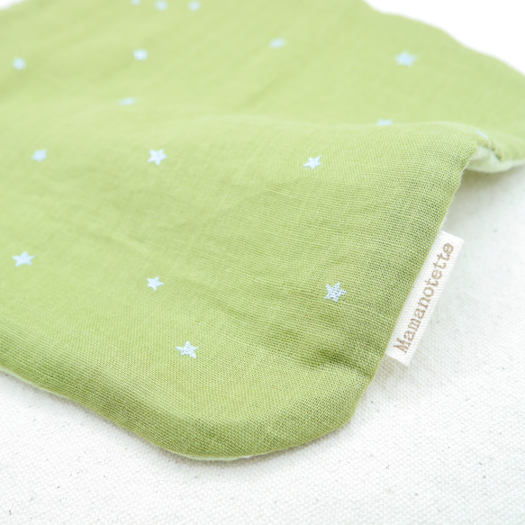 ふわもこハンカチ｜星屑-Stardust-｜L・20×20cm｜ガーゼハンカチ｜ハンドタオル｜敏感肌｜ギフト 7枚目の画像