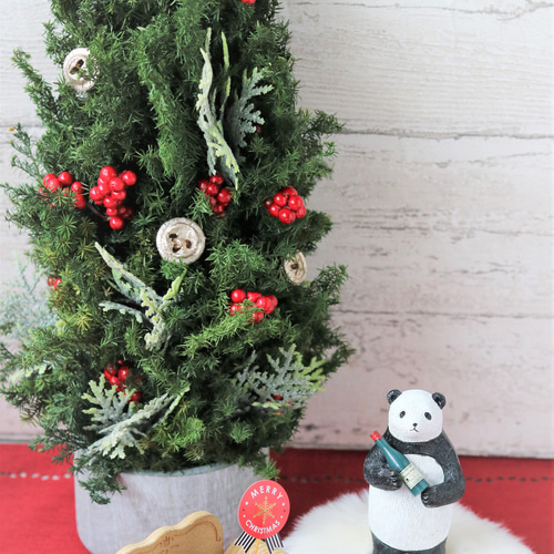 大特価 言い換え sold クリスマスツリー オーナメント ミニカー 】パンダ クリスマス