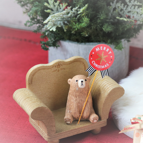 【数量限定】クリスマスツリー・パンダとクマのオーナメント付き　　　 5枚目の画像