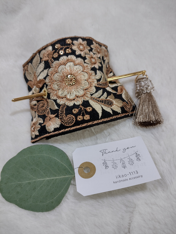 お決まりになられました。2023/➃中 ❤︎着物インド刺繍等生地の