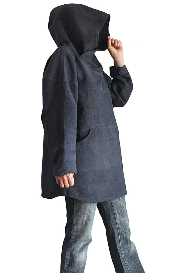 Jomton 手工編織棉質連帽套頭衫 (BOO-001-01) 第6張的照片