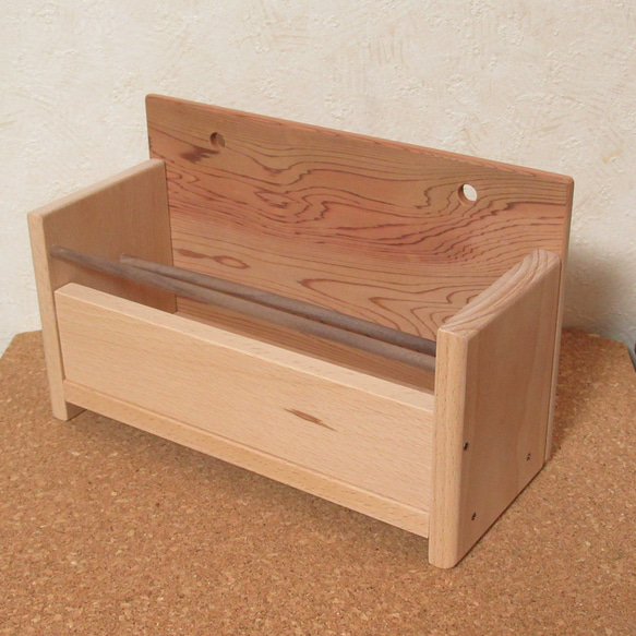 木製リモコンラック・マガジンラック（Lサイズ） 6枚目の画像