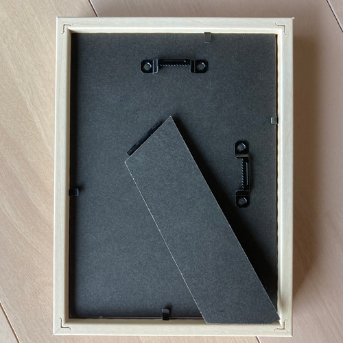 葡萄と小鳥2 シーグラス／天然石／フレームアート／壁掛け／ガラス