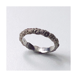 骷髏永恆戒指（Silver925 啞光/鍍銠）（定做） 第5張的照片