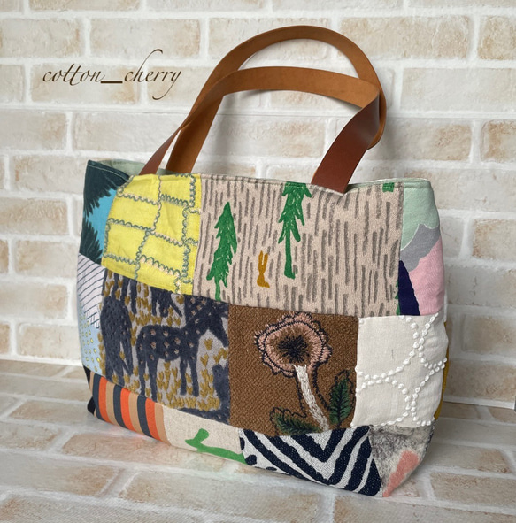 ミナペルホネン◉ハンドメイド◉2way マールバッグ