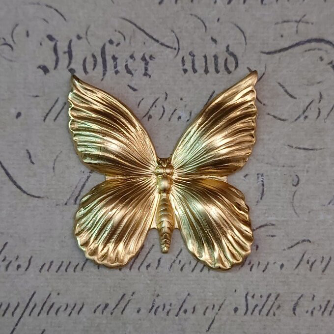USA雑貨 ビンテージ品◾️真鍮製 蝶々バタフライモチーフ 譜面台