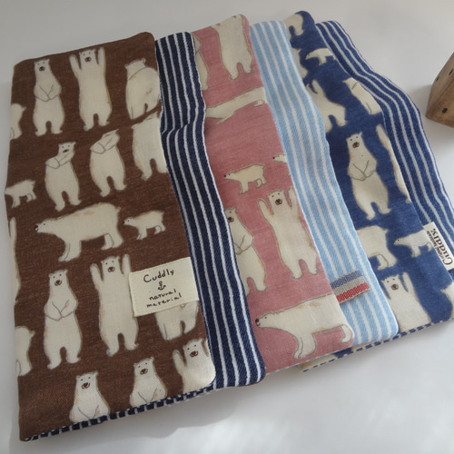 専用♬しろくま大判＊8重ガーゼハンカチ しろくま*8重やわらかガーゼハンカチ*大3枚セット その他入園グッズ