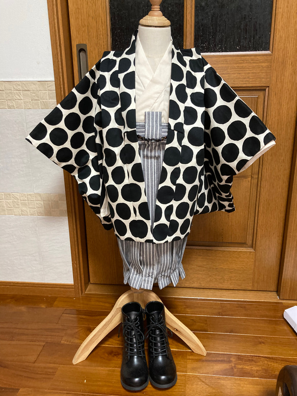 着物でカッコ良く七五三！！受注制作 子供服 yuzuyuzu 通販｜Creema  