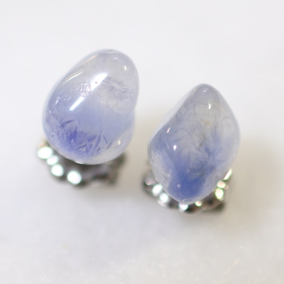 (1 件) Dumortier Light In Quartz Stud Earrings (Natural Tumble / 第2張的照片