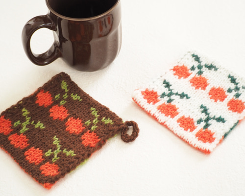 さくらんぼのコースター（2色組） コースター Spille. 通販 14738453