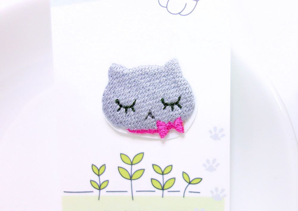 おにねこ　刺繍アート