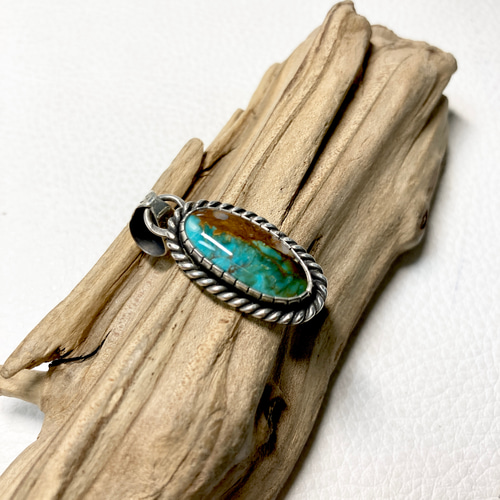 ターコイズマウンテン　シルバー　メタル　ネックレス　#インディアンジュエリー ターコイズマウンテン ターコイズ シルバー ネックレス