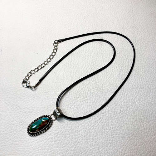 パイロットマウンテン ターコイズ トルコ石 シルバーネックレス