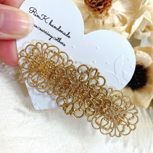 ヘアアクセサリーヘアクリップヘアバレッタ髪留め結婚式入園式入学式 