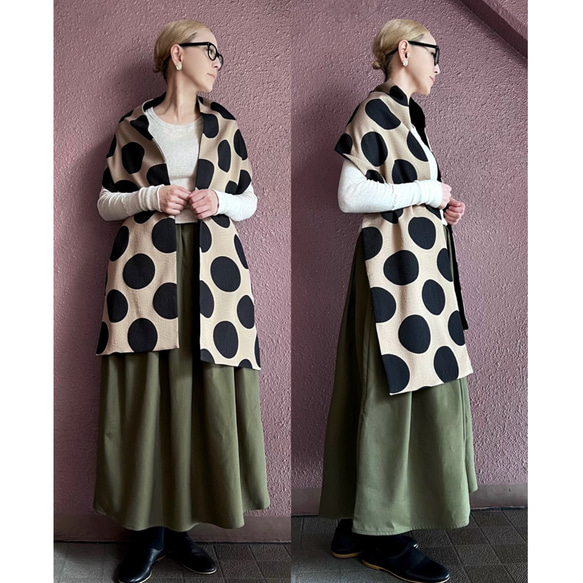 RATA ❤️ 現有兩種顏色可選 ❤️ 黑色和卡其色長款 ❤️ 收腰設計，凸顯優美腰線 ❣️ 飄逸柔美的成人A字裙 ❤️ 採用結 第3張的照片