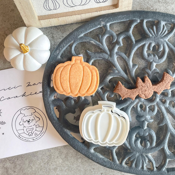 【ハロウィン】 かぼちゃ クッキー型/かぼちゃ/かわいい/プレゼント/ギフト/手作り/お祝い/パーティー/クッキー缶 2枚目の画像