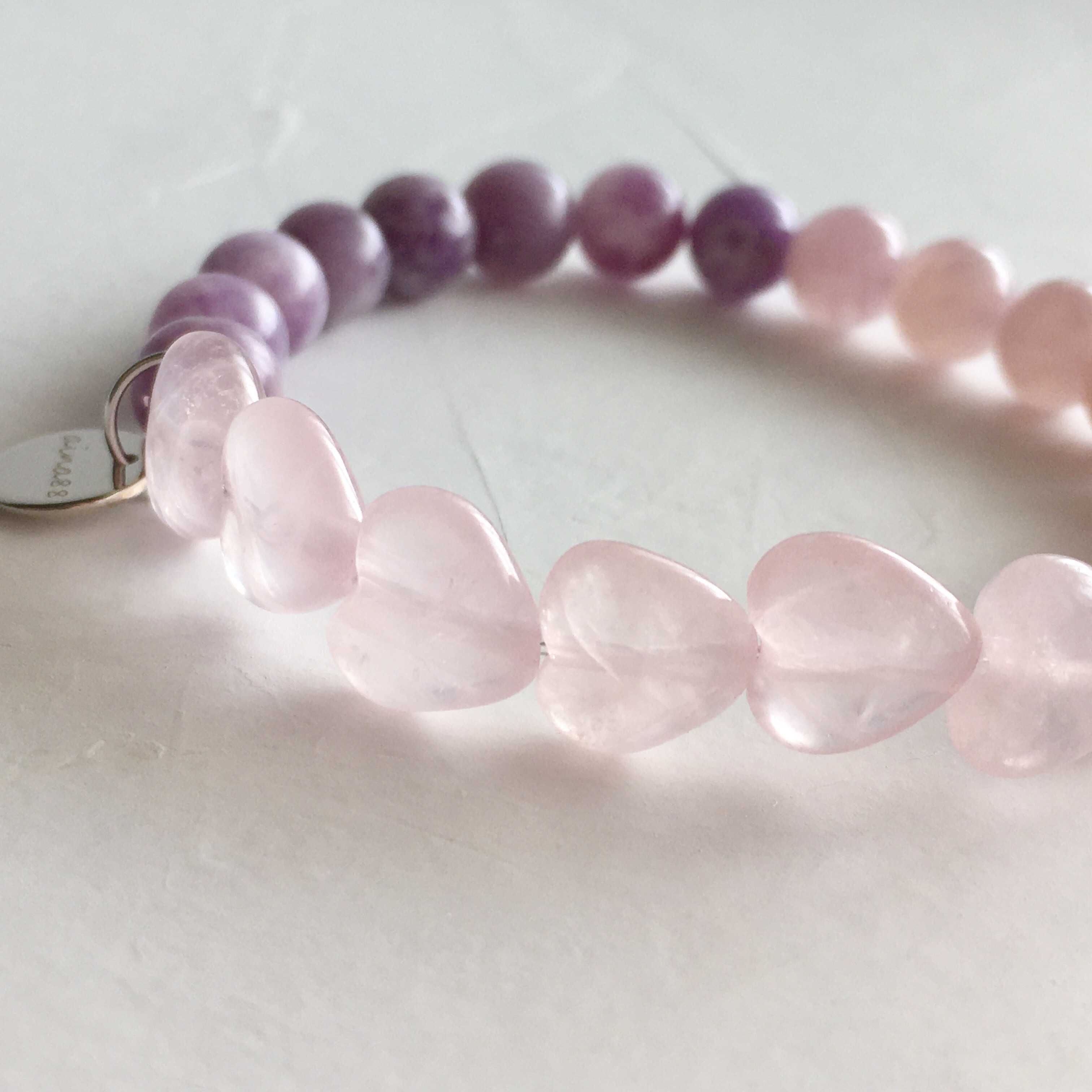 ◍ローズクォーツ　◍ディープローズクォーツ　◍ライラッククォーツ 5,264円