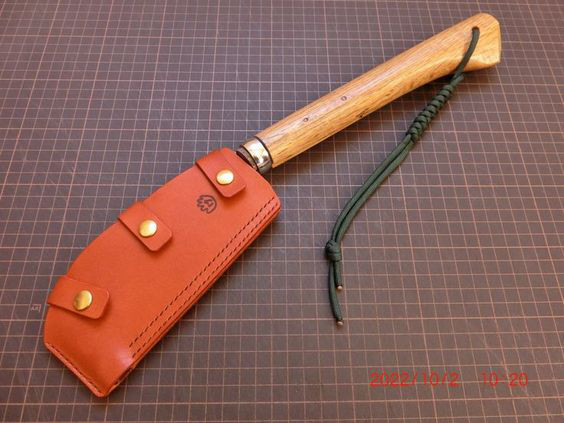 カスタムレザーシース　本革製鉈カバー