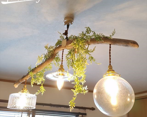 ガラスペンダントライト 流木(最終値下げ) 【公式通販】