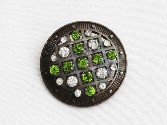 フランス製アンティーク金属装飾ボタン（No.B-3568） 2枚目の画像