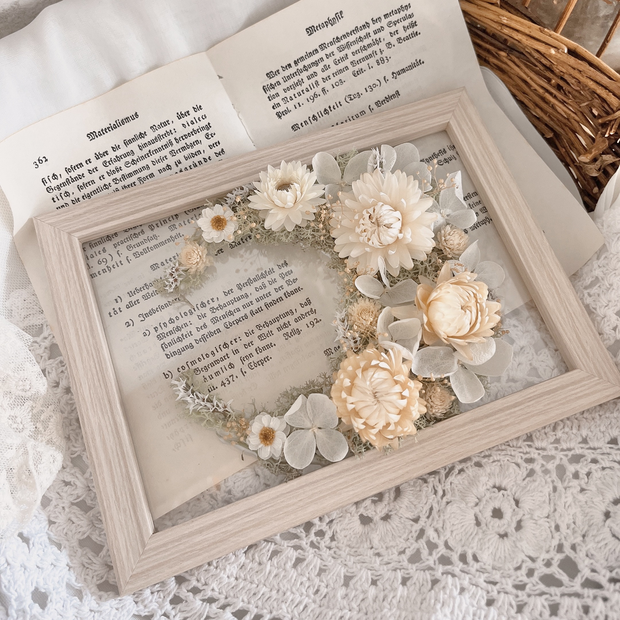 専用＊ドライフラワー ウェルカムフレーム(ハナカンザシ)