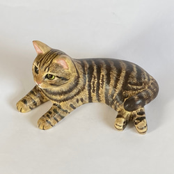 木吉虎貓雕像 第7張的照片