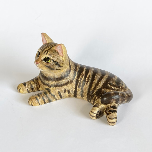 木吉虎貓雕像 第8張的照片