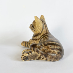 木吉虎貓雕像 第11張的照片