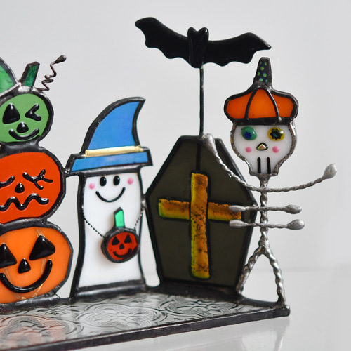 ステンドグラス ハロウィン 楽しいわ～♪♪♪ その他インテリア雑貨