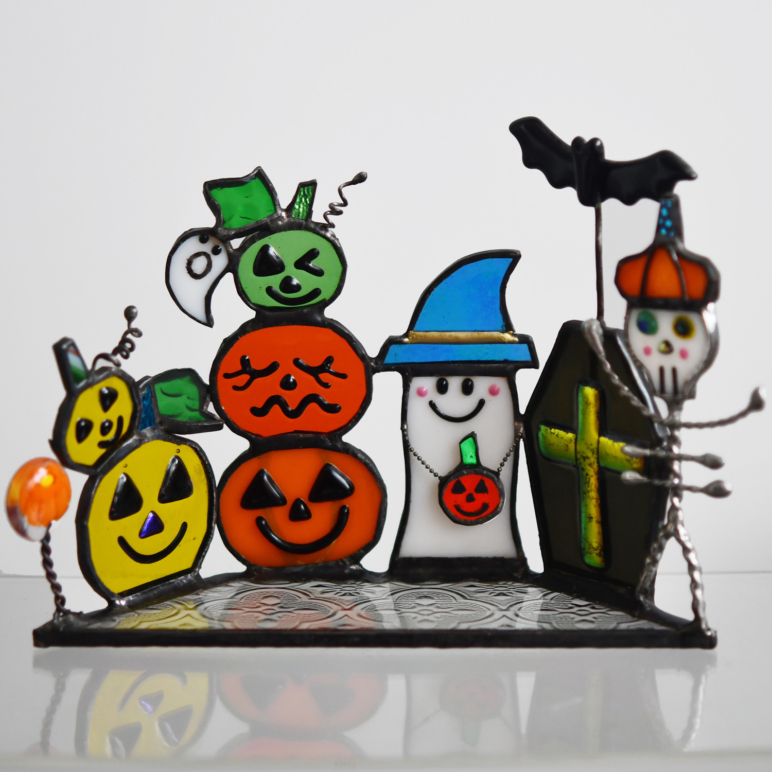 ステンドグラス ハロウィン 楽しいわ～♪♪♪ その他インテリア