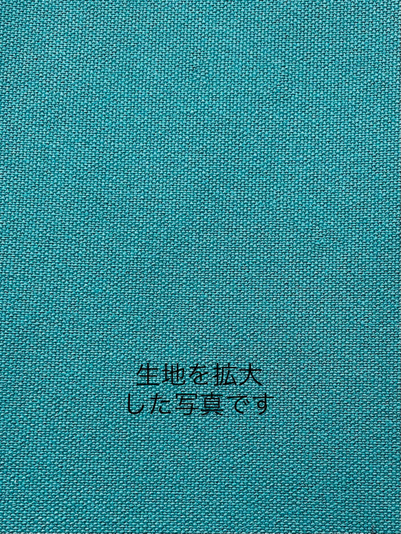 2wayワンショルダー ◇ミディアム◇ターコイズ◇倉敷帆布 7枚目の画像