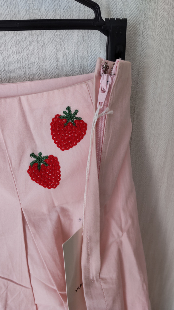 【サンプル】【レディース】フルーツ刺繍スカート 3枚目の画像