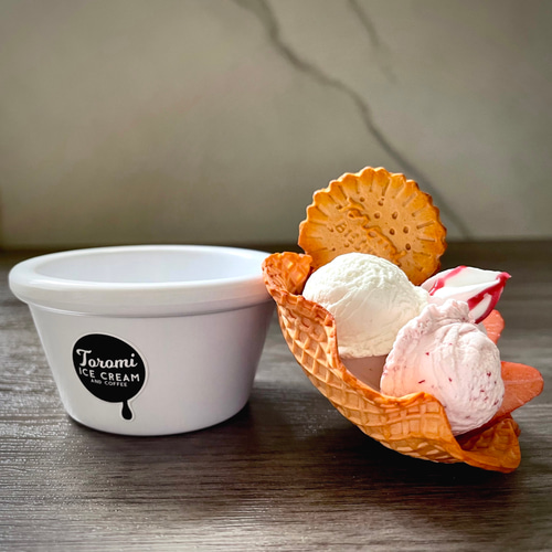 アイスクリーム パフェ 小物入れ メモスタンド ストロベリー フェイク