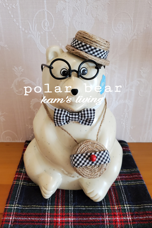 しろくま貯金箱 麦わら帽子 2点セット 【公式通販】