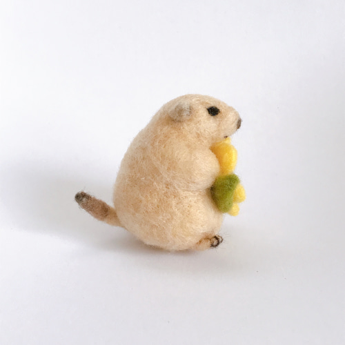 リアル羊毛フェルト【プレーリードッグ】実物大サイズ