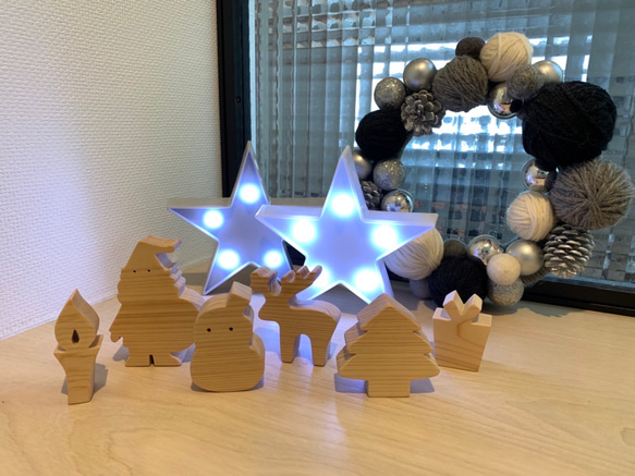 クリスマス⭐︎サンタクロースと仲間たち⭐︎（大） 2枚目の画像