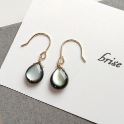 黒蝶貝 ピアス ピアス（フック・チェーン） brise 通販 14741753
