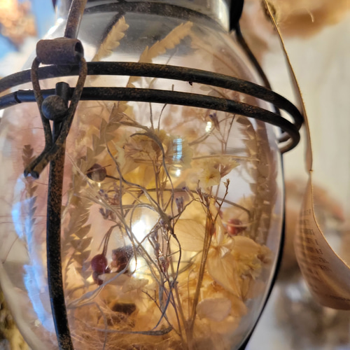 ビンテージ☆ランタンやドライフラワー等を吊るすスタンドに